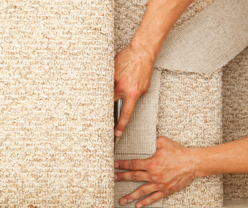 Waterfall Carpet Installation on Stairs