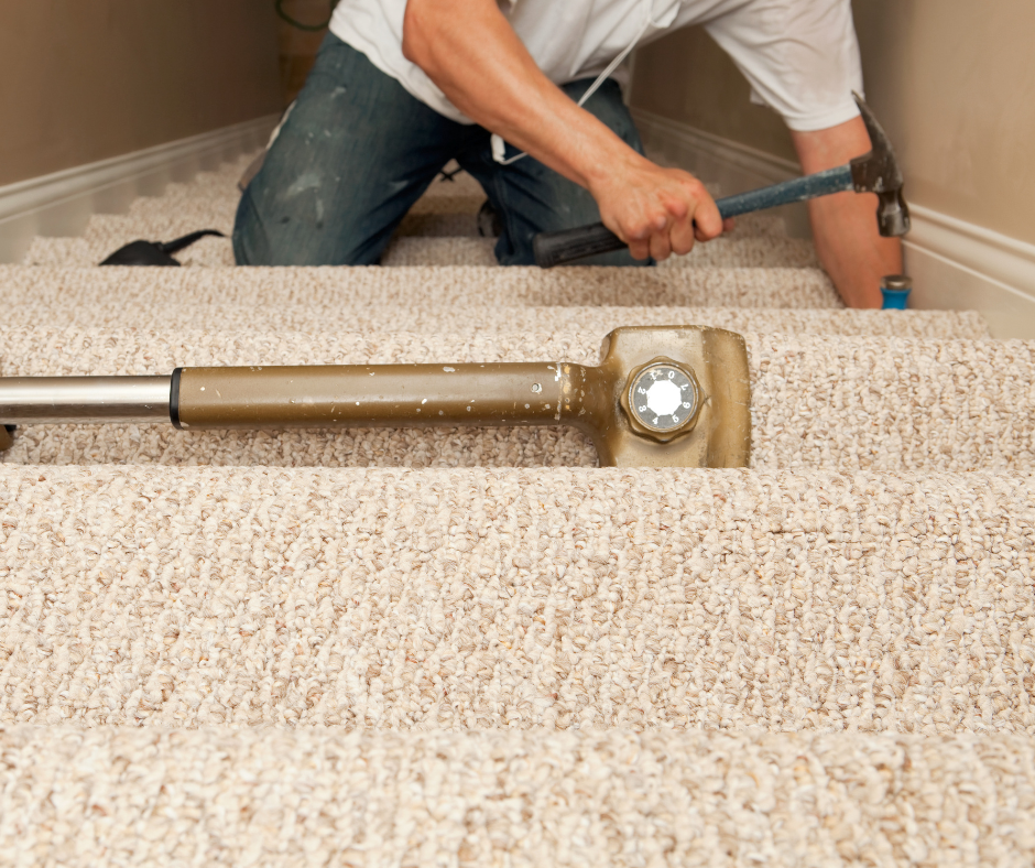 How to Install Carpet Runner on Stairs with a Landing