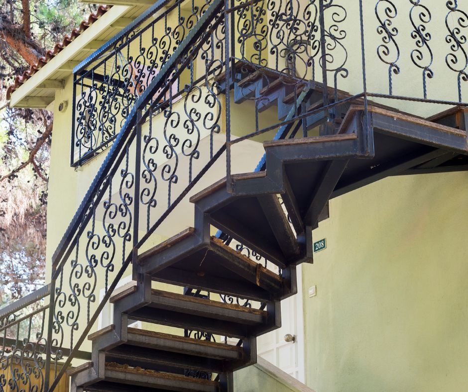 L-Shaped Stairs for Your Deck