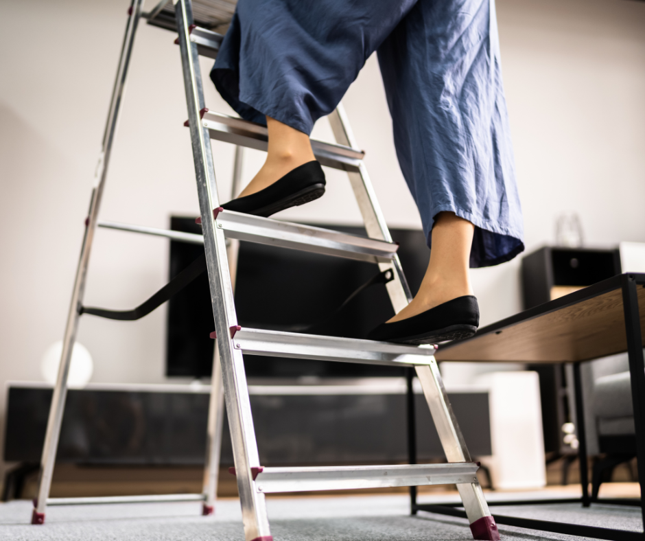 Platform Ladders for Stairs